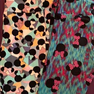 Set of 2 Minnie Mouse LLR leggings
